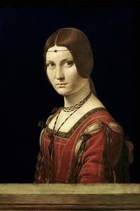 Leonardo da Vinci - Obrazová reprodukce Portrait of a Lady, (26.7 x 40 cm)