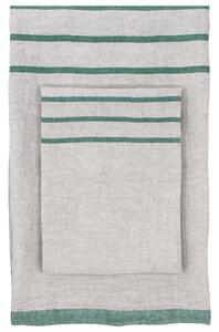 Lněný ručník Usva, len-zelený aspen, Rozměry 70x130 cm