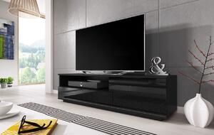 Televizní stolek MUZA 138 černý lesk