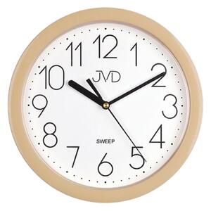 JVD Nástěnné béžové hodiny JVD HP612.15