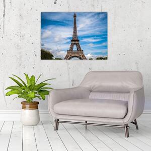 Skleněný obraz - Eiffelova věž (70x50 cm)
