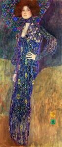 Gustav Klimt - Obrazová reprodukce Emilie Floege, 1902, (21.1 x 50 cm)