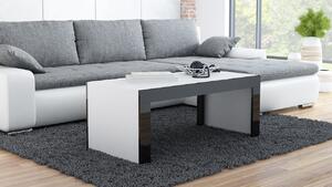 Cama Konferenční stolek TESS 120 Barva: Bílý mat/Bílý lesk