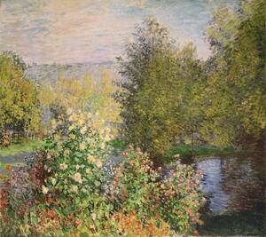 Obrazová reprodukce A Corner of the Garden at Montgeron, 1876-7, Claude Monet