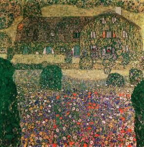 Gustav Klimt - Obrazová reprodukce Country House by the Attersee, c.1914, (40 x 40 cm)