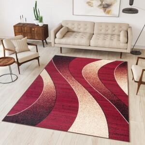 Makro Abra Moderní kusový koberec CHEAP K857A červený Rozměr: 300x400 cm