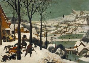 Obrazová reprodukce Hunters in the Snow (Winter), 1565, Pieter the Elder Bruegel