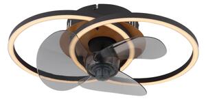 Globo 03661 - LED Stmív. stropní ventilátor KAREN LED/24W/230V 2700-6500K + DO