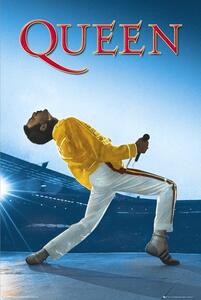 Plakát, Obraz - Queen - Live At Wembley, (61 x 91.5 cm)