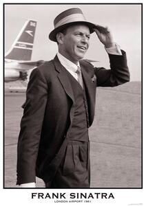 Plakát, Obraz - Frank Sinatra - London Airport 1961, (59.4 x 84 cm)
