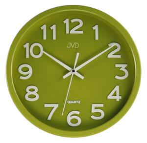 JVD Dětské zelené nástěnné hodiny JVD zelené HX2413.4