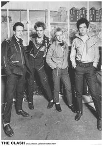 Plakát, Obraz - The Clash - London 1977, (59.4 x 84 cm)