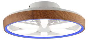 Brilliant - LED RGBW Stmívatelný stropní ventilátor GAIANO LED/24W/230V + DO
