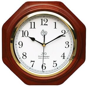 Dřevěné rádiem řízené nástěnné hodiny JVD NR7172.3 ve francouzském stylu (POŠTOVNÉ ZDARMA!!)