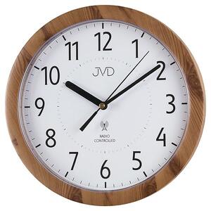 Přesné moderní rádiem řízené hodiny JVD RH612.8 - imitace dřeva