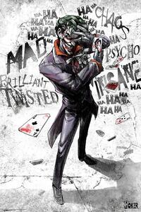 Plakát, Obraz - DC Comics - Joker Type, (61 x 91.5 cm)