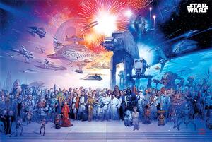 Plakát, Obraz - Star Wars - Universe, (91.5 x 61 cm)