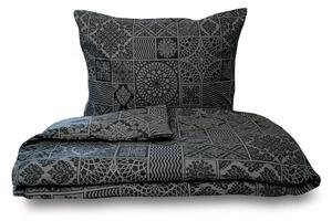 Kvalitex Bavlněné povlečení renforcé TOKYO černé 1x 220/200, 2x 70/90cm