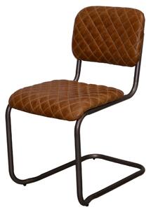 ART-STYLE Židle Sonam, hnědá vintage kůže