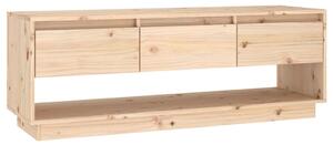 TV skříňka Taft - masivní borové dřevo - 110,5x34x40 cm | přírodní