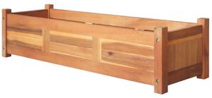 Vyvýšené záhony 2 ks akáciové dřevo 100 x 30 x 25 cm