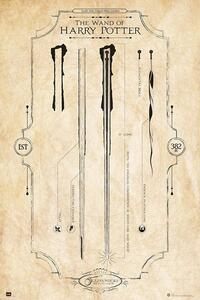 Plakát, Obraz - Harry Potter - The Wand, (61 x 91.5 cm)