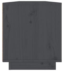TV skříňka Alamo - masivní borové dřevo - 110x34x40 cm | šedá