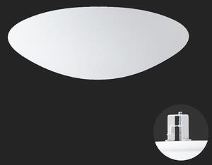 OS 55339 AURA V9 stropní/nástěnné skleněné polovestavné svítidlo bílá IP44 3x75W E27 - OSMONT