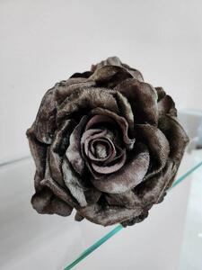 Hnědá sametová růže na stonku 30cm