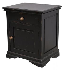 Bramble Furniture Noční stolek Homestead, černá patina
