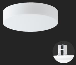 OS 55346 ELSA V2 stropní/nástěnné skleněné polovestavné svítidlo bílá IP44 60W E27 HF - OSMONT