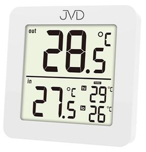 Digitální vnitřní a venkovní teploměr JVD T730 (bílý)
