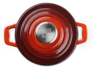 CS SOLINGEN Sada nádobí litinová Xanten 7 ks červená CS-067489