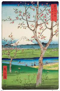 Plakát, Obraz - Hiroshige - The Outskirts of Koshigaya, (61 x 91.5 cm)