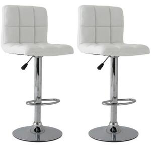 2x Barová židle Hawaj CL-3232-1 | bílá