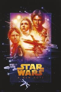 Plakát, Obraz - Star Wars: Epizoda IV - Nová naděje