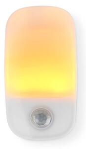 Nedis LNLW10WT - LED Orientační svítidlo se senzorem do zásuvky LED/0,55W/230V