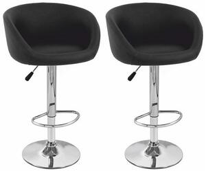 2x Barová židle Hawaj CL-7010 | černá
