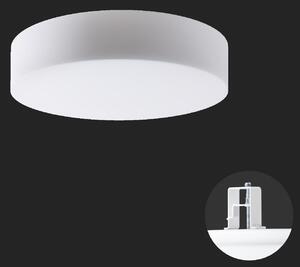 OS 52180 ERIS V4 stropní/nástěnné skleněné polovestavné svítidlo bílá IP44 3x75W E27 - OSMONT
