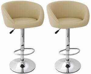 2x Barová židle Hawaj CL-7010 | krémová