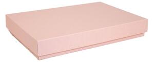 Dárková krabička s víkem 350x250x50 mm, růžová