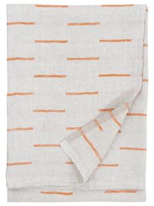 Lněný ručník Paussi, len-oranžový, Rozměry 48x70 cm