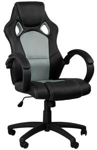 Kancelářská židle Hawaj MX Racer | šedo-černá