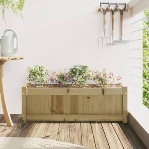Zahradní truhlík 90 x 31 x 31 cm impregnované borové dřevo
