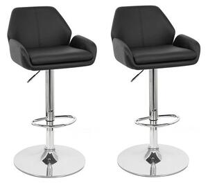 2x Barová židle Hawaj CL-3335-2 | černá