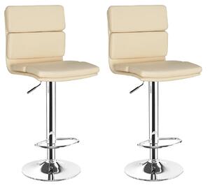 2x Barová židle Hawaj CL-7006-2 | krémová