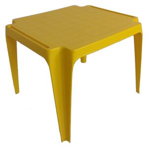 Dětský plastový stolek Susi žlutá