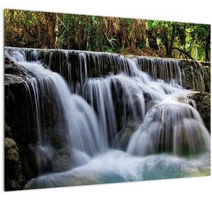 Obraz vodopádů v džungli (70x50 cm)