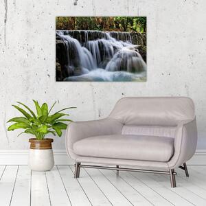 Obraz - Kaskády vodopádů (70x50 cm)