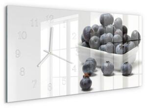 Skleněné hodiny horizontální Bobule zsppb-60x30-00295249